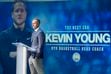 BYU introduces men's basketball coach Kevin Young during a news conference Wednesday, April 17, 2024, in Provo, Utah. (AP Photo/Rick Bowmer)