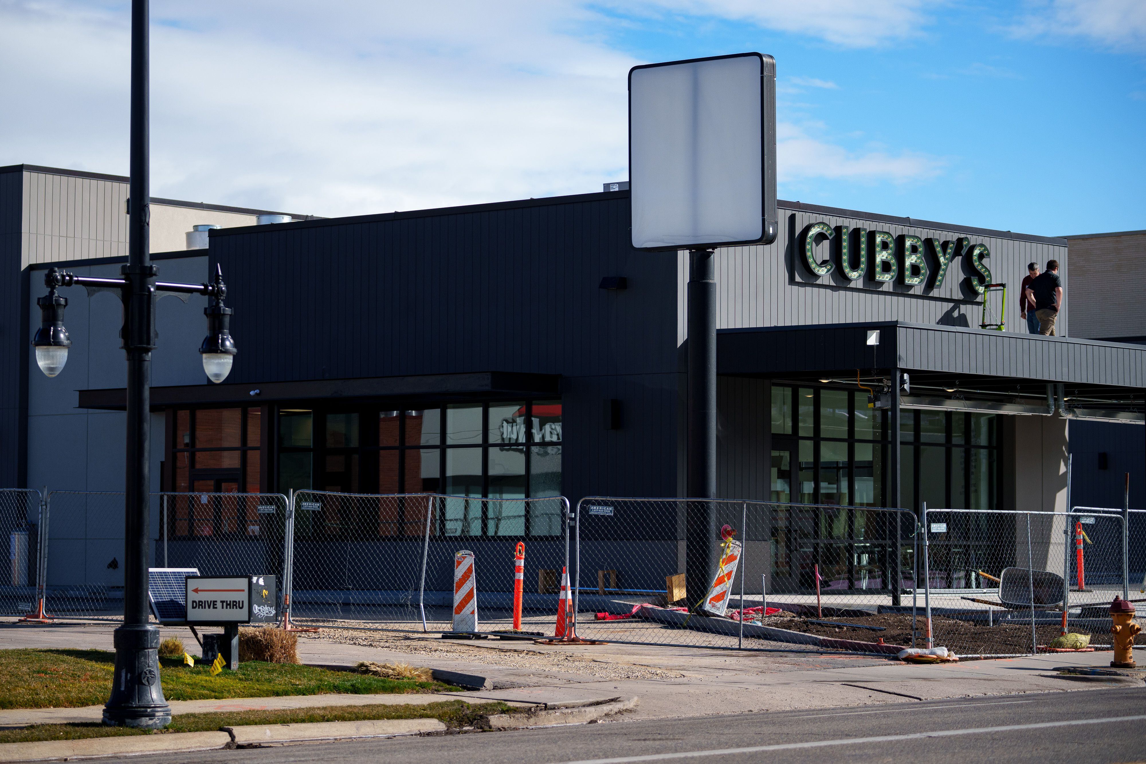 (Trent Nelson | The Salt Lake Tribune) Construction of a new Cubby's location nears completion in Salt Lake City on Wednesday, March 6, 2024.