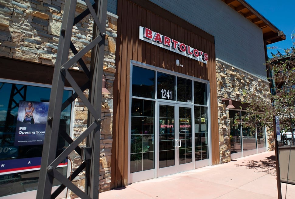 (Rick Egan | The Salt Lake Tribune) Bartolo's restaurant at Kimball Junction, in Park CIty. Tuesday, July 2, 2019.
