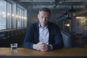 (Sundance Institute) Russian opposition leader Alexei Navalny is the subject of director Daniel Roher's film "Navalny," premiering Tuesday, Jan. 26, 2022, in the U.S. Documentary competition of the 2022 Sundance Film Festival.