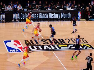 (Trent Nelson  |  The Salt Lake Tribune) The NBA All-Star Game in Salt Lake City on Sunday, Feb. 19, 2023.