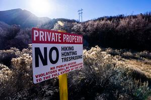 (Rick Egan | The Salt Lake Tribune) An aggregate producer proposes operating a limestone quarry on a 634-acre parcel at this spot in Parleys Canyon, on Wednesday, Dec. 8, 2021, sparking pushback from Salt Lake County and municipal officials who view the project as a threat to public health and the watershed.