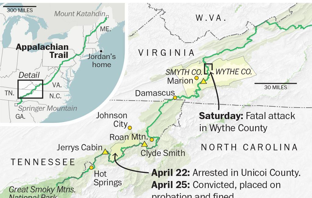 Måned indad Industriel Traumatized ex-soldier died trying to 'find peace' on Appalachian Trail
