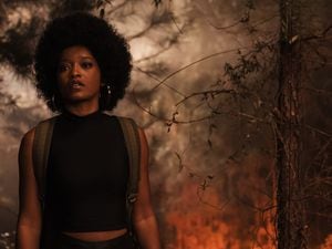 (Kyle Kaplan  |  Sundance Institute) Keke Palmer stars as a woman who discovers her world is not what it seemed to be, in "Alice," directed by Krystin Ver Linden, an official selection of the U.S. Dramatic competition at the 2022 Sundance Film Festival.