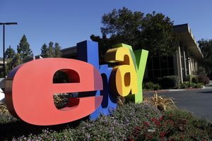 (Marcio Jose Sanchez | AP photo)

In this Oct. 17, 2012, photo, an eBay sign sits in front of the company's headquarters in San Jose, Calif.
