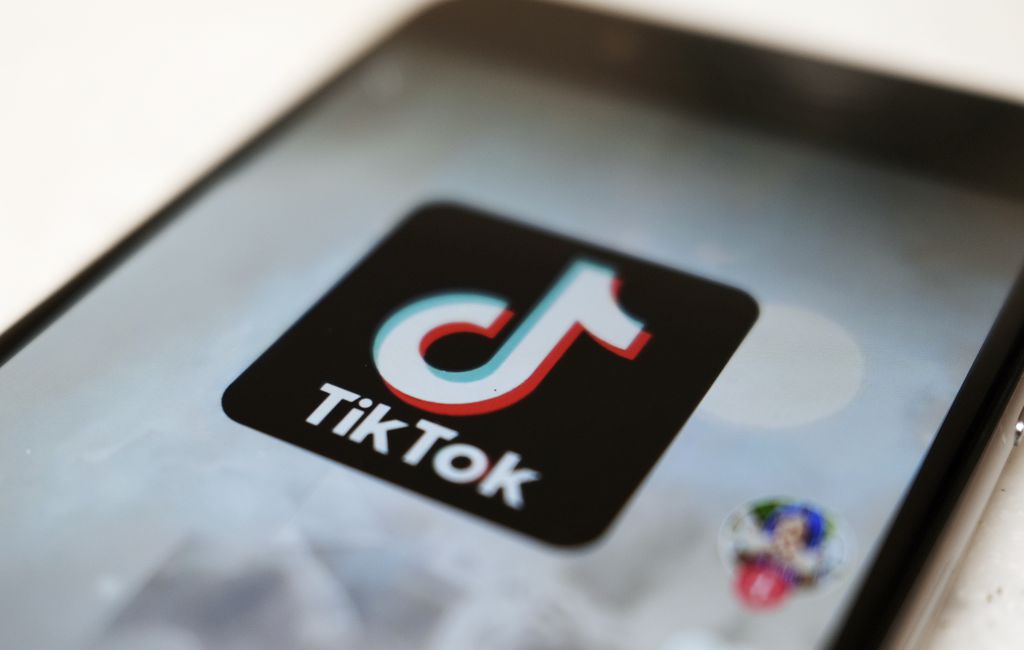 (Kiichiro Sato | AP file photo)  The TikTok logo is displayed on a smartphone screen in Tokyo on Monday, Sept. 28, 2020. A recently released BYU study has found that teenage girls who spend more time on social media — including apps like TikTok — are at a higher risk of suicide.