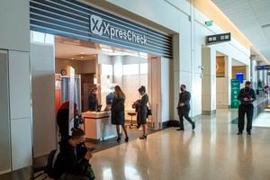 (Rick Egan | The Salt Lake Tribune) XpresCheck, a Covid-19 testing site is now testing passengers at the Salt Lake City International Airport on Wednesday, Jan. 20, 2021.