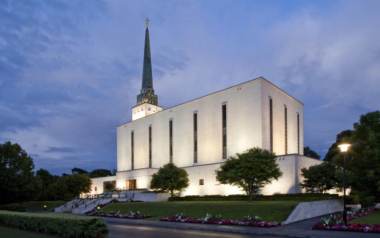 (The Church of Jesus Christ of Latter-day Saints)
The London Temple is shown. The church saw its membership shrink in the United Kingdom in 2023.