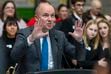 (Rick Egan | The Salt Lake Tribune) Gov. Spencer Cox speaks to a crowd of more than 800 students from 40 different charter schools gathered at the Capitol for Charter School Day, on Monday, Jan.23, 2023.