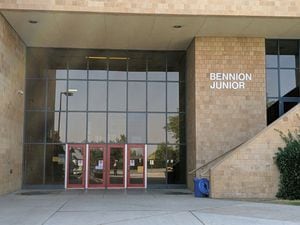 (Bennion Junior High Facebook) Pictured is Bennion Junior High in Granite School District. A school employee there is under investigation after an allegation that he called a student the N-word.