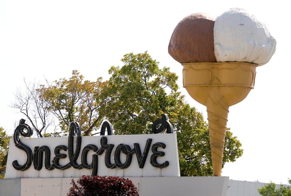 (Paul Fraughton | Tribune file photo) The Snelgrove ice cream sign in Sugar House, Tuesday, July 2, 2013.