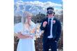 (Courtesy Jacob Wright) Jacob Wright (right) and his new wife, Cambree, have gone viral for this photo they say was taken after their wedding in South Jordan.