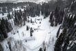 (Rick Egan | The Salt Lake Tribune)   Old Prospect Road, where a man threatened a snowboarder with a shotgun for allegedly entering his property near Brighton Ski Resort, on Tuesday, Feb. 27, 2024.
