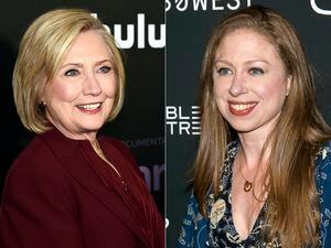 (Photos by Evan Agostini, left, and Charles Sykes/Invision | AP)Former Secretary of State Hillary Clinton and Chelsea Clinton are co-producers of the docuseries “Gutsy."