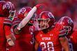 (Trent Nelson  |  The Salt Lake Tribune) Utah Utes safety Sione Vaki (28) celebrates an interception as the Utah Utes host the Florida Gators, NCAA football in Salt Lake City on Aug. 31, 2023. Vaki is one of 28 Californians on the Utes' roster this season. But with the program's move to the Big 12, how and where Utah recruits is changing.