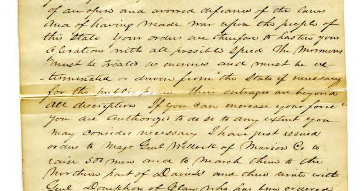 Commentary Trump isn’t Hitler. He’s Lilburn Boggs The Salt Lake Tribune