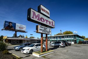 (Steve Griffin  |  The Salt Lake Tribune)   The Overniter Motel at 1500 west North Temple in Salt Lake City Monday October 23, 2017. Salt Lake City's Redevelopment Agency has proposed a $4 million loan to buy the and replace it with a development that includes affordable housing, part of a broader plan to create more than 750 affordable units using $22 million set aside by the City Council. 