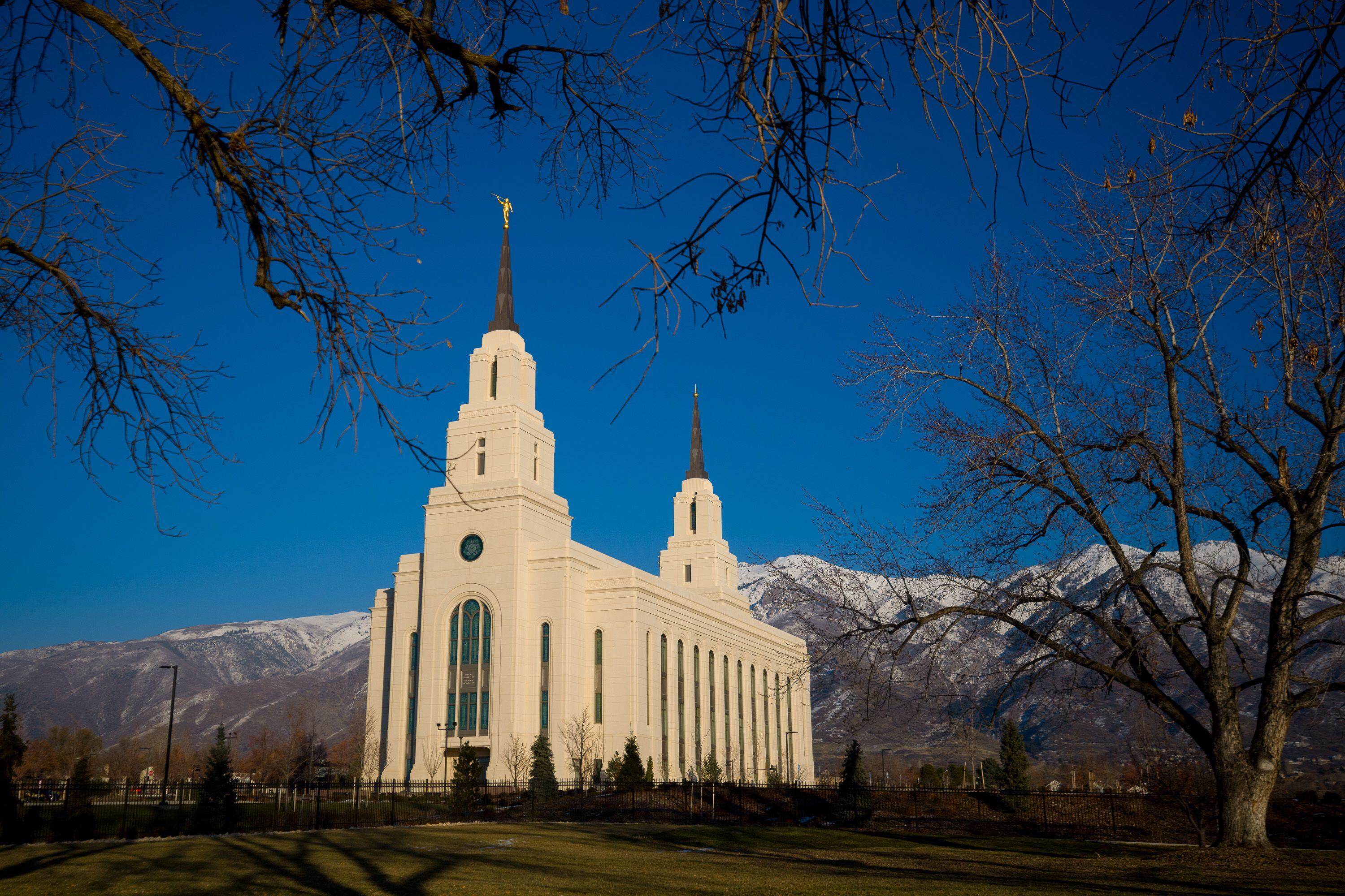 (Trent Nelson | The Salt Lake Tribune) The Layton Temple of The Church of Jesus Christ of Latter-day Saints. The church has updated its temple recommend questions and changed its statement on the wearing of garments.