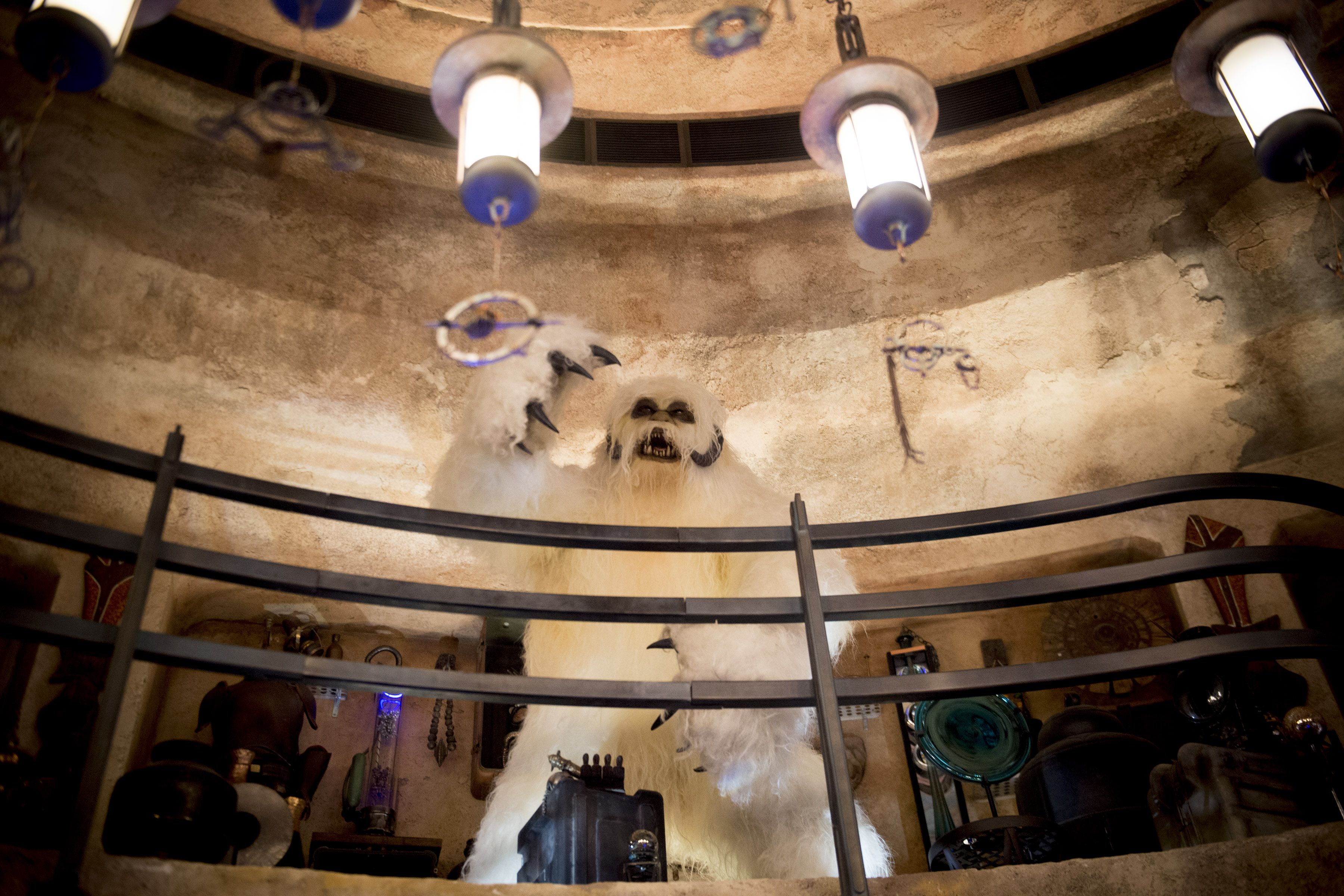 (Jeremy Harmon | The Salt Lake Tribune) A taxidermy Wampa is seen in Dok-Ondar's Den of Antiquities at Star Wars: Galaxy's Edge in Anaheim, Ca. on Wednesday, May 29, 2019.