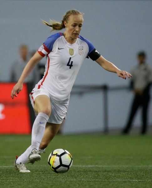 U.S. women’s national team captain Becky Sauerbrunn ...