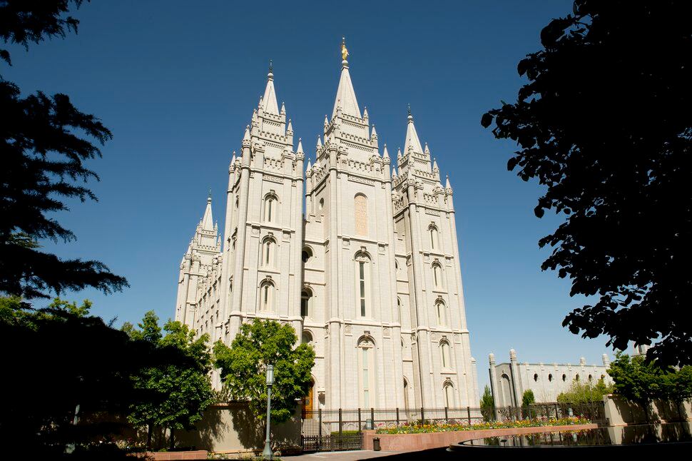(Jeremy Harmon | The Salt Lake Tribune) The Salt Lake Temple is seen on May 6, 2019.