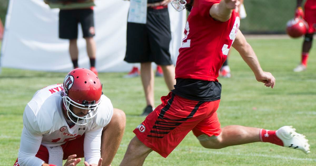 Utah football Nothing automatic here — three Ute kickers vie to