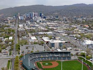 (Francisco Kjolseth | The Salt Lake Tribune) The Ballpark neighborhood in Salt Lake City photographed on Wednesday, April 27, 2022. 