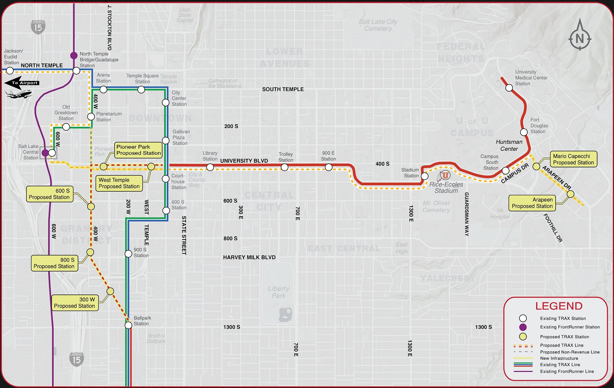 (Utah Transit Authority) UTA's first design concept for its new orange line.