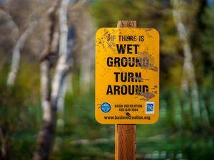 (Trent Nelson  |  The Salt Lake Tribune) A sign at the Discovery Trailhead in Summit County on Wednesday, May 18, 2022.