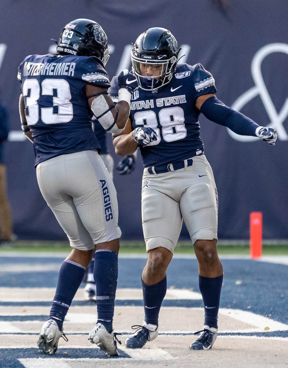 Utah State linebacker Eric Munoz takes a gamble on himself, and hits