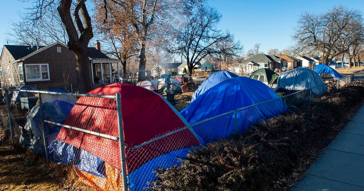A 45-year-old woman died Sunday in a homeless home in Salt Lake City