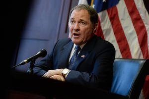 (Francisco Kjolseth  |  Tribune file photo) Gov. Gary Herbert answers questions from reporters on a number of topics at the Utah Capitol on Thursday, March 5, 2020, as the Legislative session enters its last week.