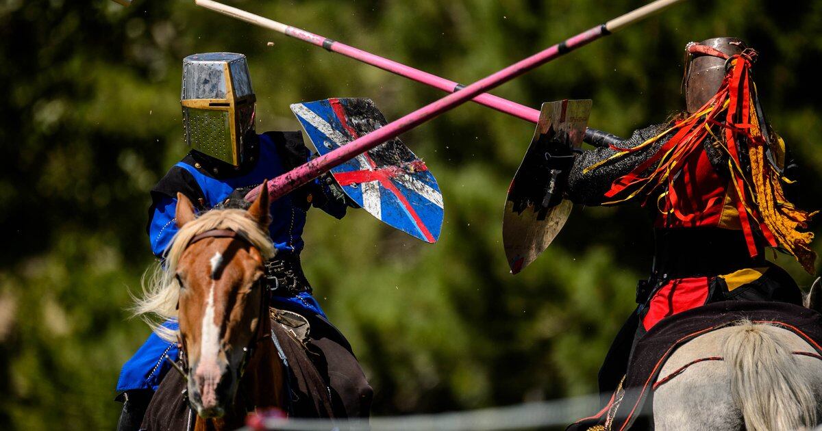 The Knights Of Mayhem Joust At Utah S Renaissance Faire The Salt Lake Tribune