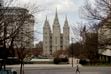 (Jeremy Harmon  |  Tribune file photo) Temple Square in Salt Lake City on Sunday, April 5, 2020. Surveys show declines in U.S. religious membership — but what keeps the faithful from leaving?