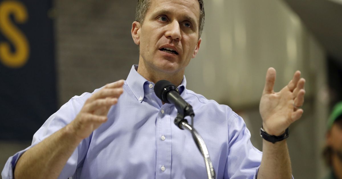 Missouri governor denies blackmailing the woman he was 