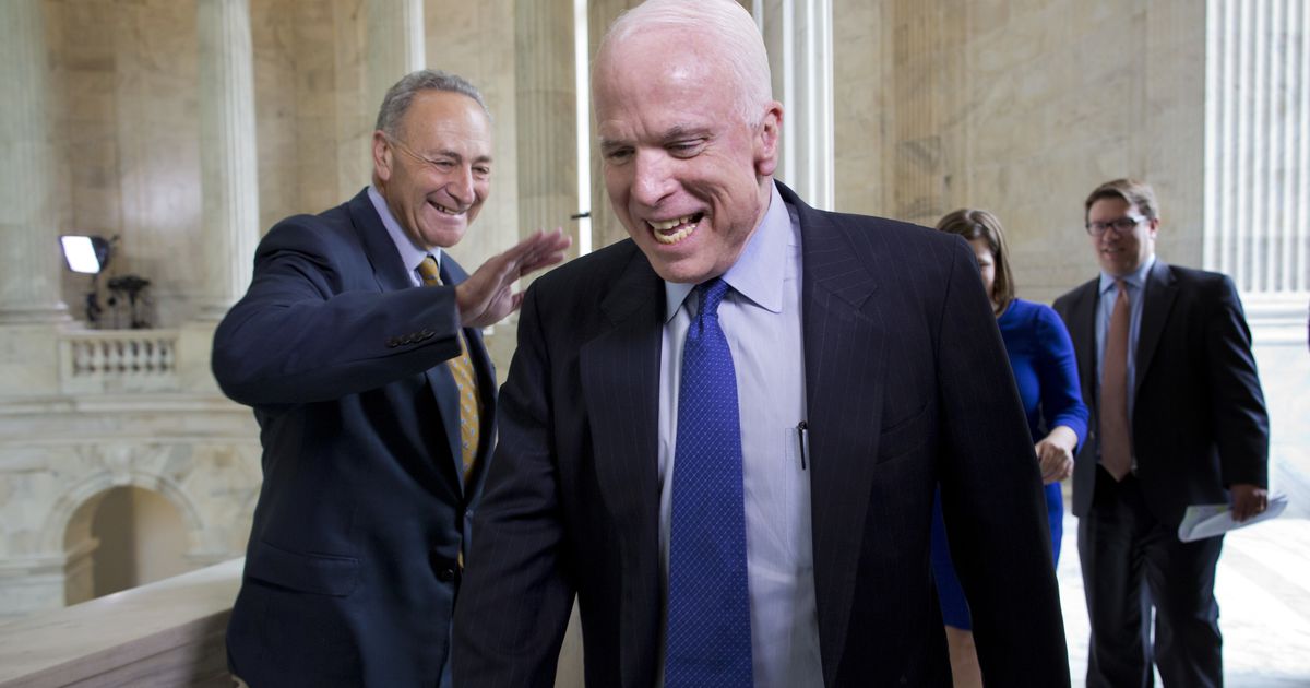 Dana Milbank In death, as in life, McCain has a way of bringing out the loons.