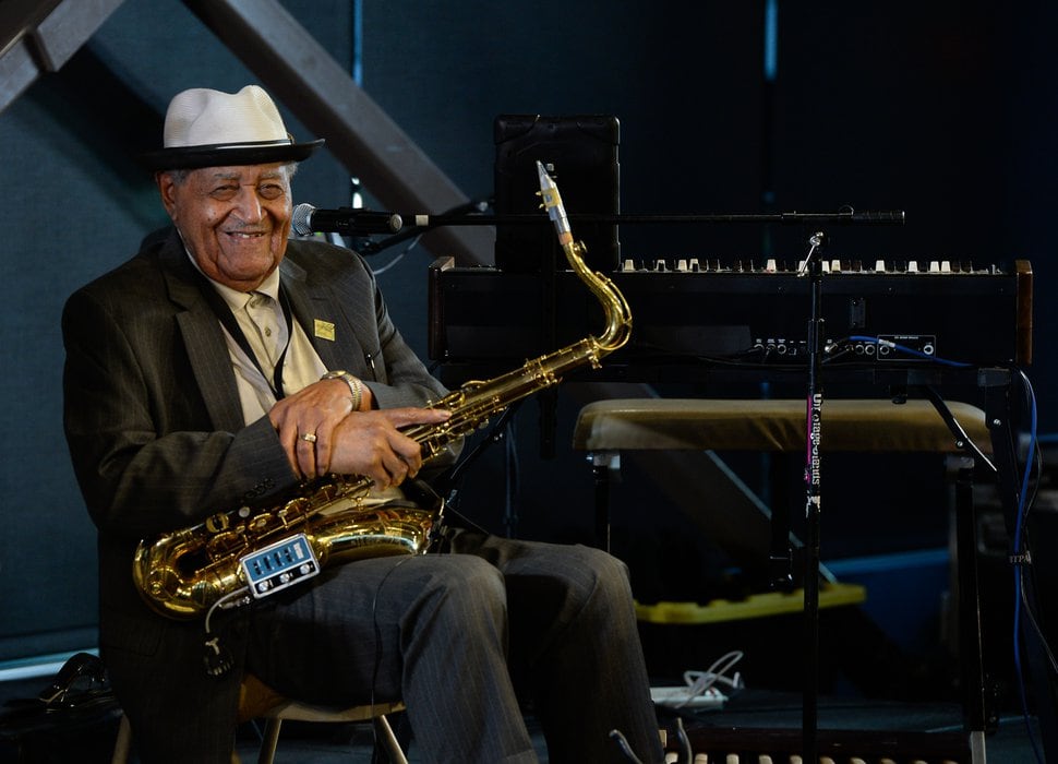 Francisco Kjolseth | Tribune file photo Jazz saxophonist and civil rights activist Joe McQueen in 2017.