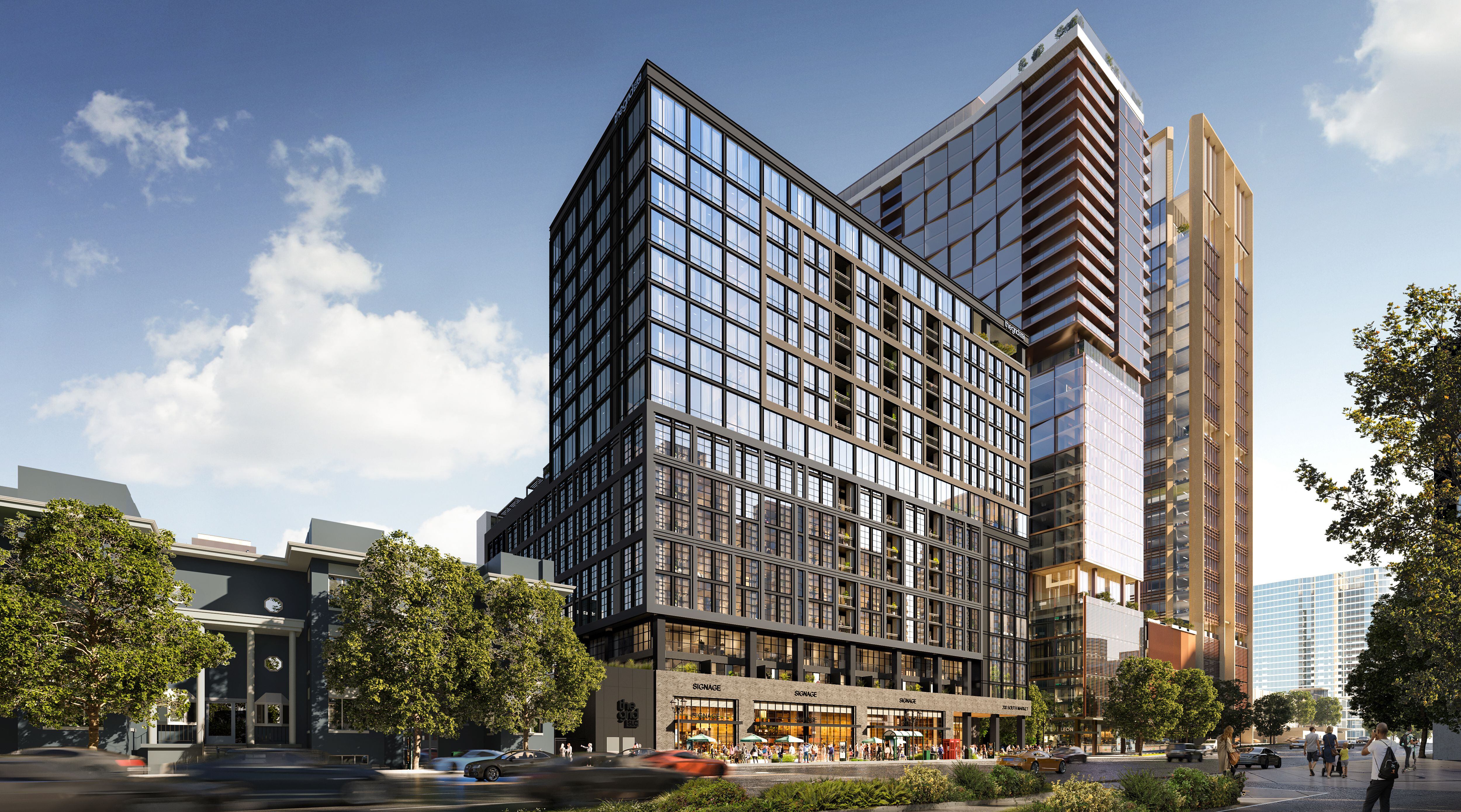 Renderings of The West Quarter project in Salt Lake City's downtown. (Courtesy The Ritchie Group)