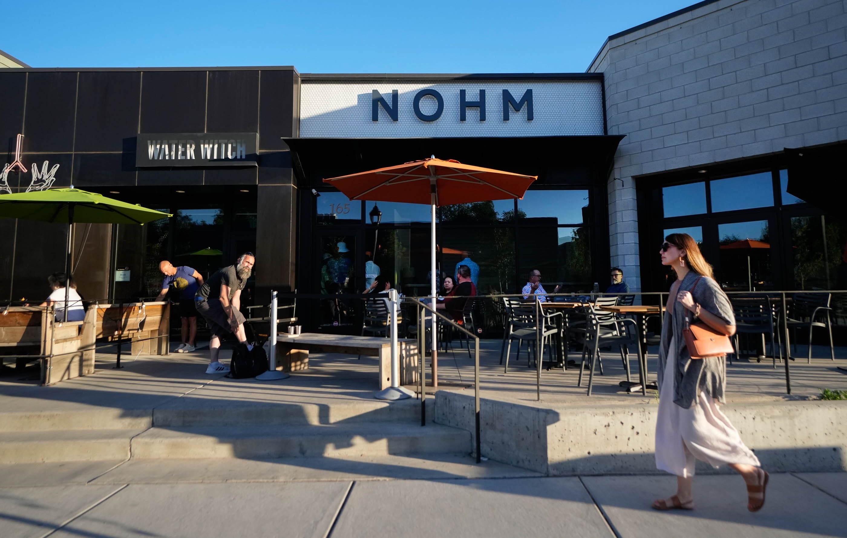 (Francisco Kjolseth | The Salt Lake Tribune) Bar Nohm just reopened with a new concept and a new connection to the bar Water Witch, offering patrons an easy pass through between intimate spaces in Salt Lake City on Thursday, July 13, 2023. 