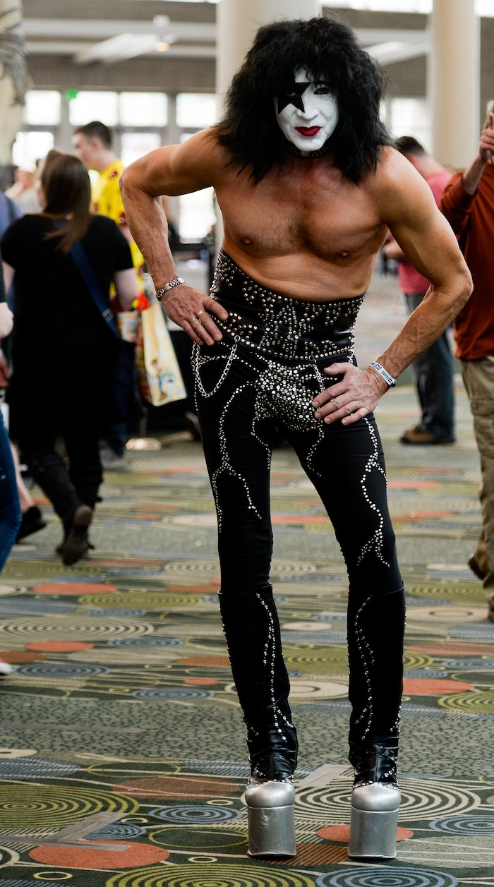 Leah Hogsten  |  The Salt Lake Tribune  Cosplayers roam the aisles atÊFanX Salt Lake Comic Convention, Saturday, April 20, 2019. 
