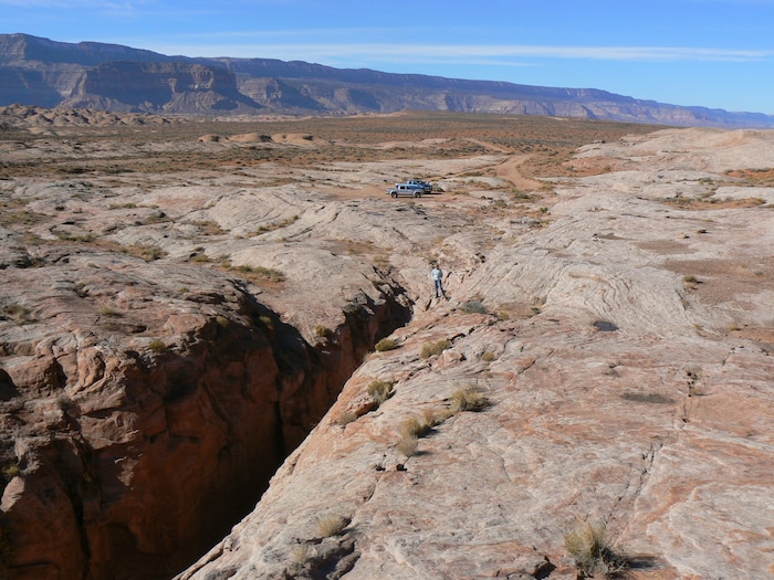(Photo courtesy Jerry Roundy) Hole in the Rock Road at Grand Staircase Escalante National Monument is photographed in May, 2011.
