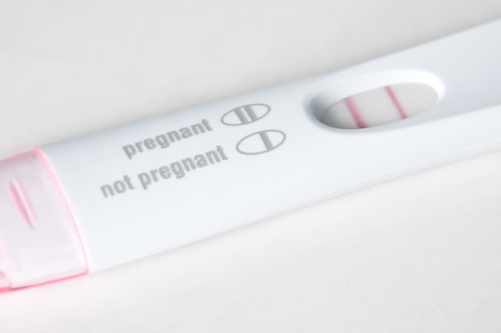 (Paul Velgos via Adobe Stock) A picture of a pregnancy test.