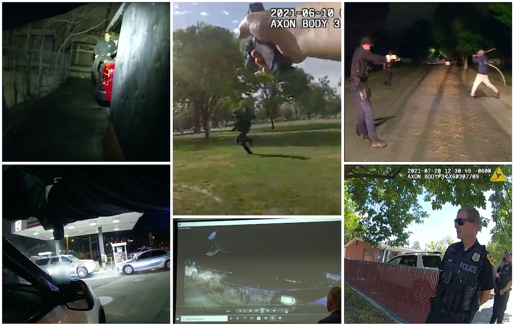 A collection of body camera footage from six of the 31 Utah police shootings in 2021. Utah broke a record last year for the highest number of police shootings in recent history.