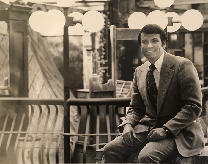 (Salt Lake Tribune file photo) Wally Wright in 1973, sitting in the Trolley Square shopping center that opened in 1972. Wright, who developed the former transit barns into a shopping center, died March 24, 2019, at the age of 84.