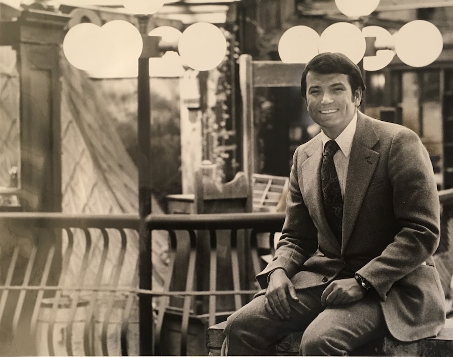 (Salt Lake Tribune file photo) Wally Wright in 1973, sitting in the Trolley Square shopping center that opened in 1972. Wright, who developed the former transit barns into a shopping center, died March 24, 2019, at the age of 84.