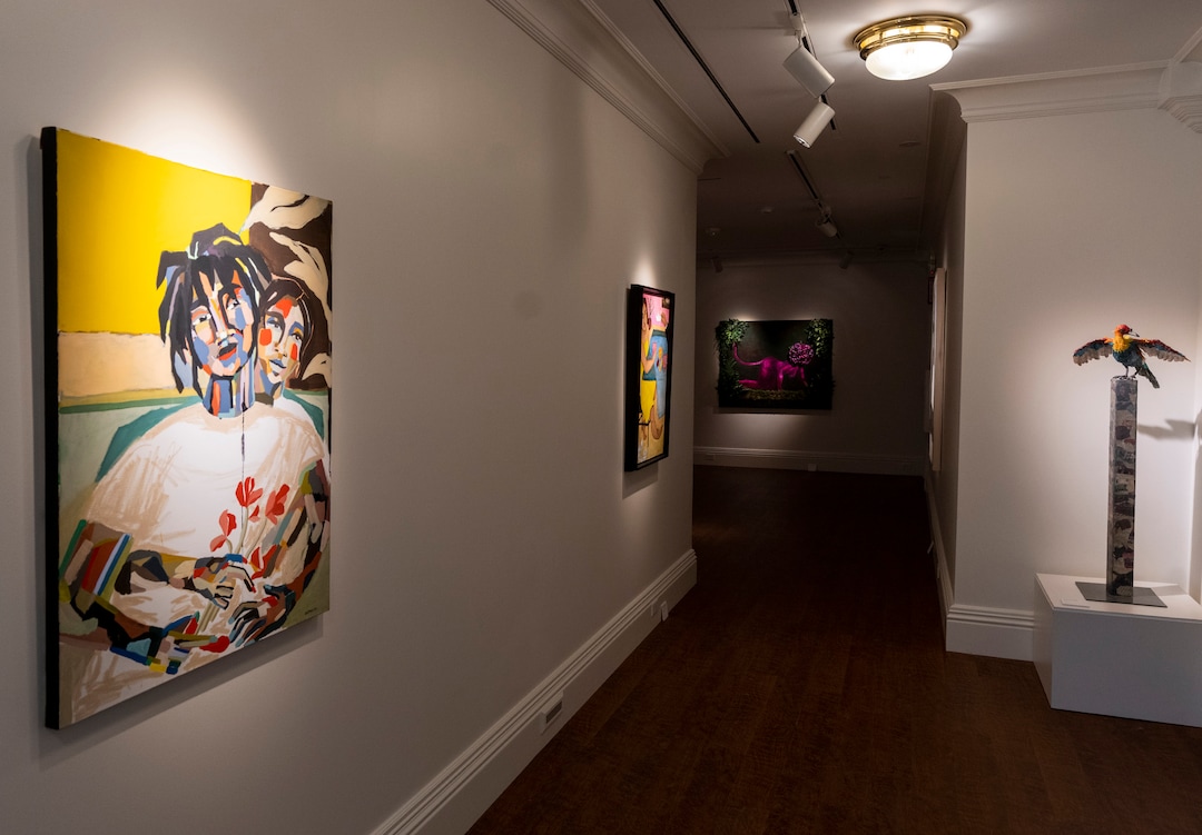 (Rick Egan | The Salt Lake Tribune) One of the galleries at Utah Valley University's new Museum of Art at Lakemount Manor in Orem, on Wednesday, May 10, 2023.