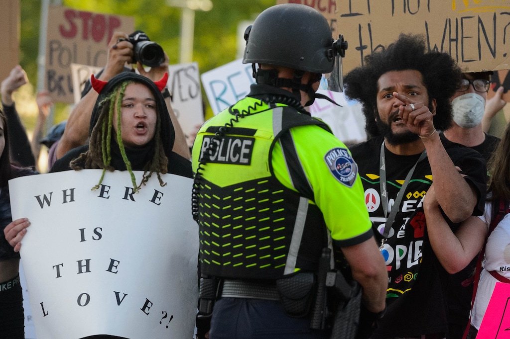 (Trent Nelson | The Salt Lake Tribune) Protesters march against police brutality in Salt Lake City on Tuesday, June 2, 2020. KCPW's "Behind the Headlines" will discuss police reforms enacted in the wake of George Floyd's murder.