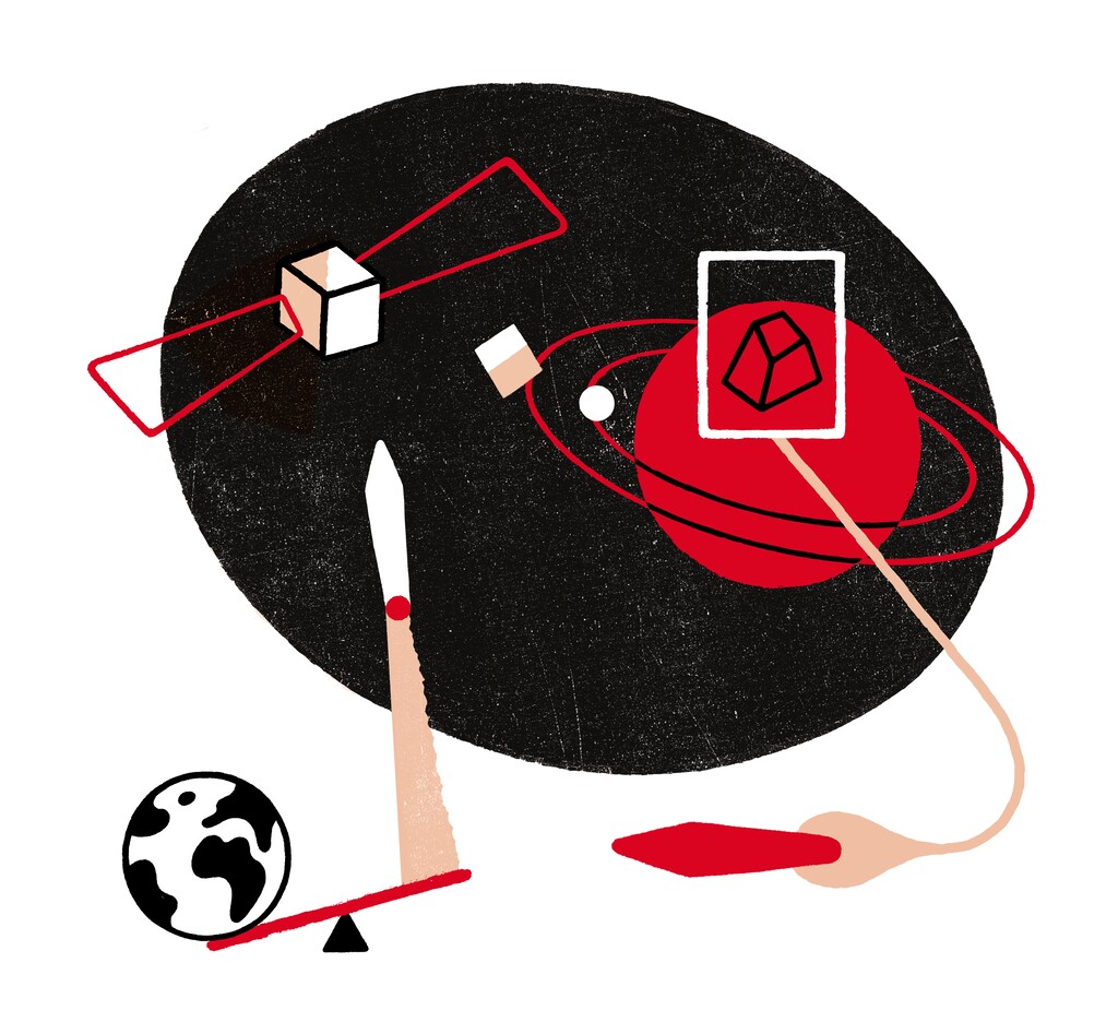 (Miguel Porlan | The New York Times) NASA and the European Space Agency plan to toss rocks from one spacecraft to another before the samples finally land on Earth in 2031.