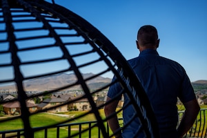 (Trent Nelson | The Salt Lake Tribune) Mike Hallam photographed in Eagle Mountain on Thursday, July 10, 2025.