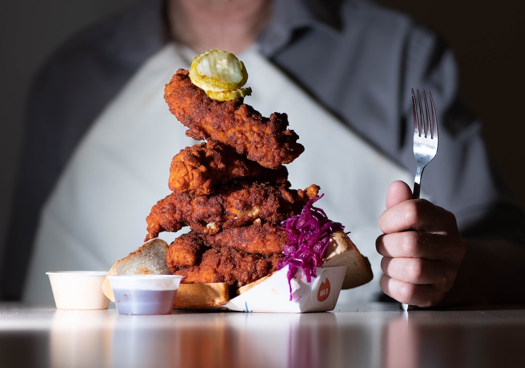 (Francisco Kjolseth | The Salt Lake Tribune) Spicy chicken tenders from Pretty Bird on Thursday, Aug. 4, 2022. 